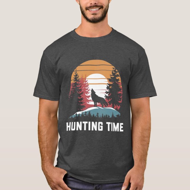 T-shirt Temps de chasse (Devant)