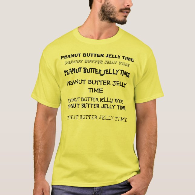 T-SHIRT TEMPS DE GELÉE DE BEURRE D'ARACHIDE, GELÉE T DE (Devant)