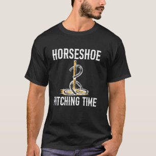 T-shirt Temps de lancer de fer à cheval