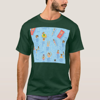 T-shirt Temps de natation