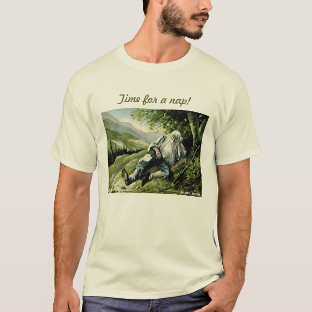 T-shirt Temps de Rip Van Winkle pour un petit somme ! Cru (Devant)