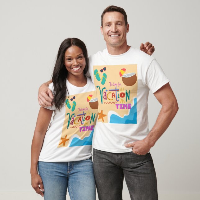 T-shirt temps de vacances (Unisexe)