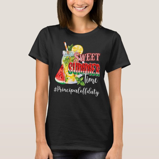 T-shirt Temps d'été doux Lemonade Principal hors service S (Devant)
