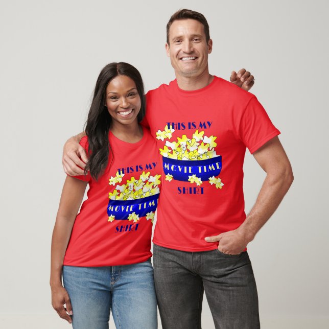 T-shirt Temps du film de Popcorn  (Unisexe)