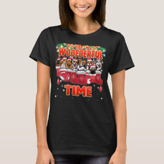 T-shirt Temps fatigant Noël Sweet Chien se reproduit