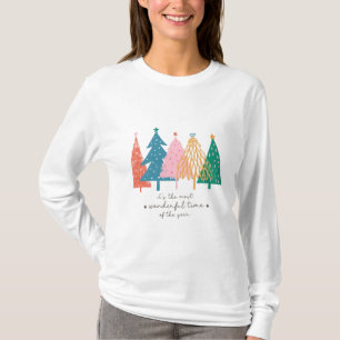 T-shirt Temps le plus merveilleux Noël Arbre vacances