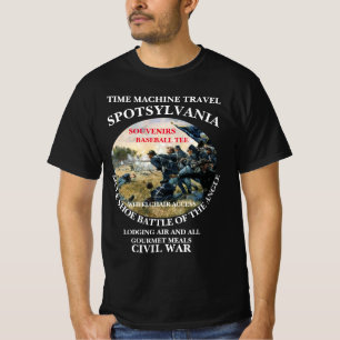 T-SHIRT TEMPS MACHINE VOYAGE BATAILLE DE SPOTSYLVANIA