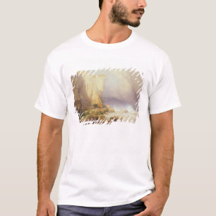 T-shirt Temps orageux, falaises de dégagement de Seaton