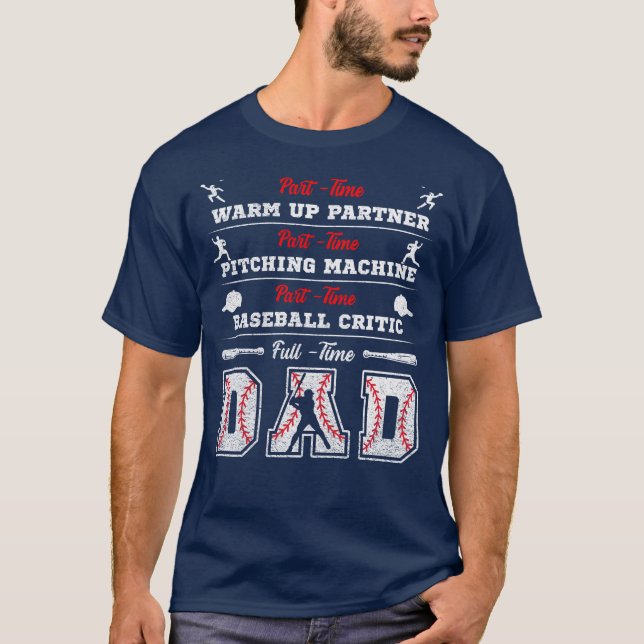T-shirt Temps partiel Réchauffer Partenaire Baseball à tem (Devant)