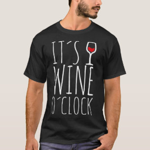 T-shirt Temps pour un vin Drôle vigneron son vin à l'heure