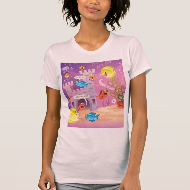 T-shirt Temps vers Compte-Sous la mer (Devant)