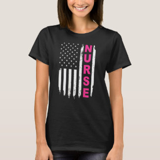 T-shirt Tendance chaude Fière d'être infirmière américain