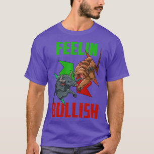 T-shirt Tendance du marché de l'ours de taureau Forex Cryp