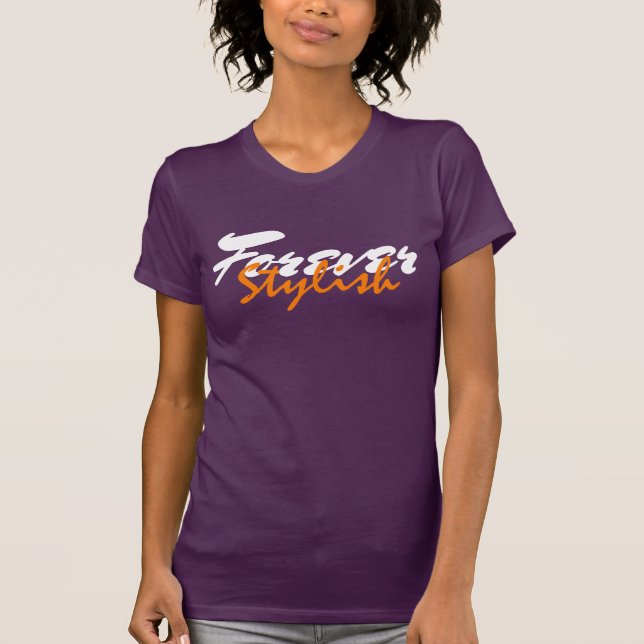 T-shirt tendance pour toujours élégant (Devant)