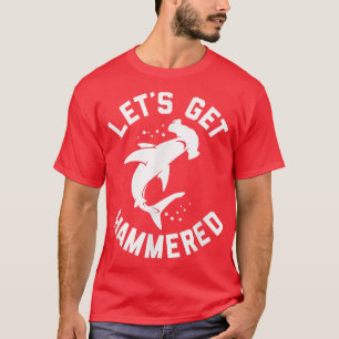 T-shirt Tendance Se Faire Marteler Humour De Requin 