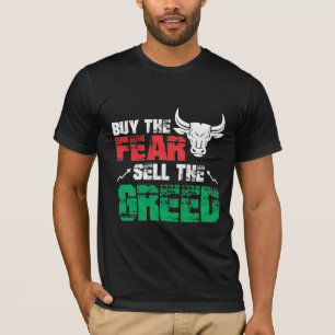 T-shirt Tendance Stock du commerce de crainte de l'avidit