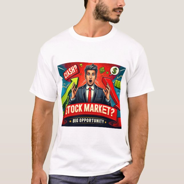 T-shirt Tendances du marché stock (Devant)