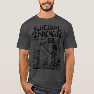 T-shirt Tendances suicidaires Punk Flyer Tribute Design 1