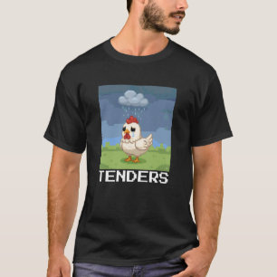T-shirt Tenders, drôles Tenders de poulet, j'aime Chicken