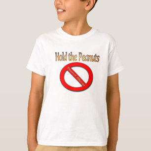 T-shirt Tenez la chemise d'allergie d'arachide d'arachides