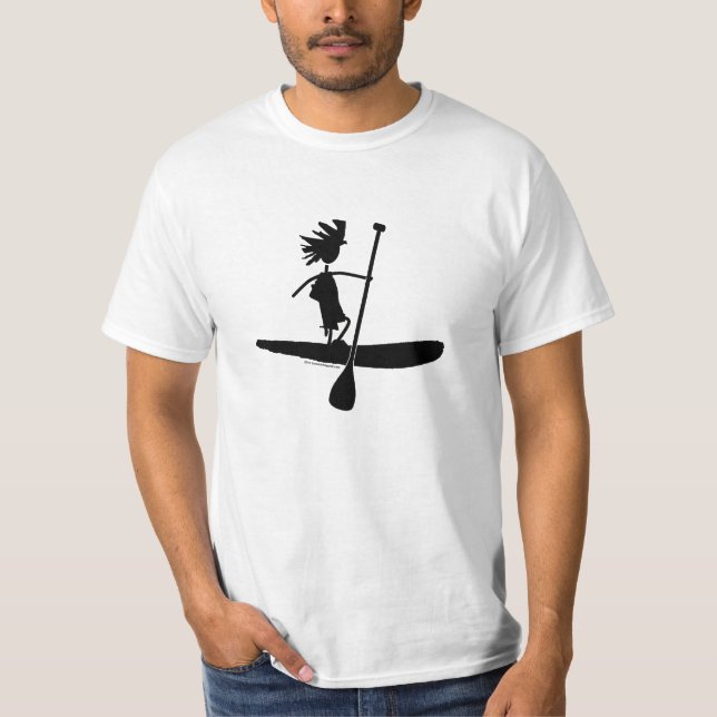 T-shirt Tenez la conception de silhouette de palette (Devant)