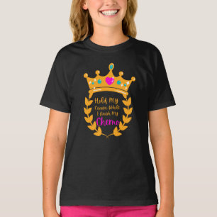 T-shirt Tenez ma couronne pendant que je termine ma chemis