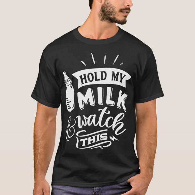 T-shirt Tenez mon lait chevaux andalous  (Devant)