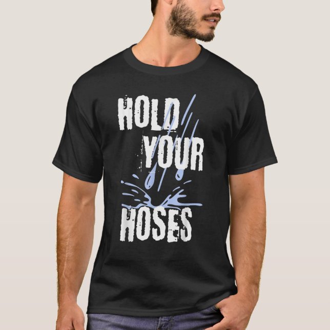 T-shirt Tenez vos tuyaux Jardin Gardener (Devant)