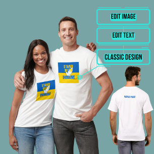 T-shirt Tenez-Vous Avec L'Ukraine