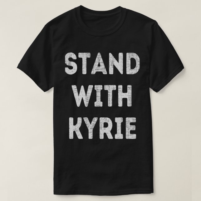 T-shirt Tenez-Vous Compte De La Tendance De Kyrie (Design devant)