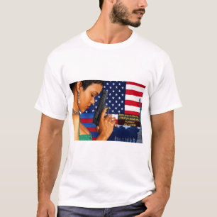 T-shirt Tenez-vous grand et tenez-vous debout pour la libe