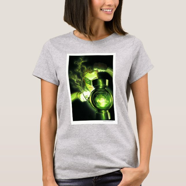 T-shirt Tenir la lanterne verte (Devant)