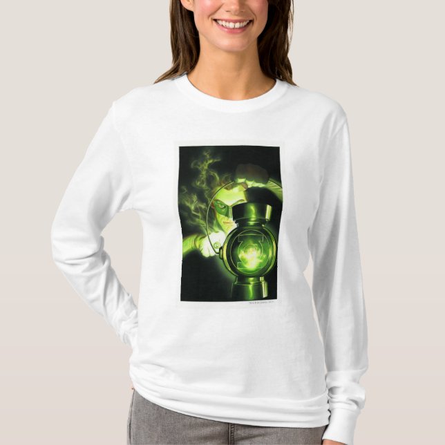 T-shirt Tenir la lanterne verte (Devant)