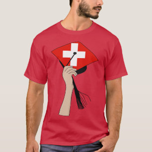 T-shirt Tenir la Suisse universitaire Carré