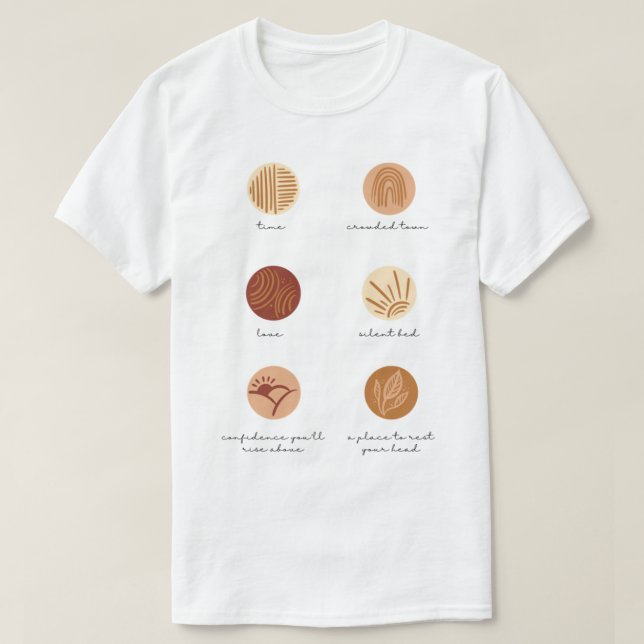 T-shirt tenir ma fille - paroles de george ezra - rester à (Design devant)