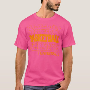 T-shirt Tennessee De Basket-Ball En Lettres Stackées Moder