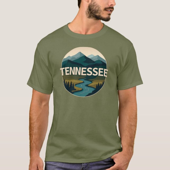T-shirt Tennessee États-Unis d'Amérique (Devant)