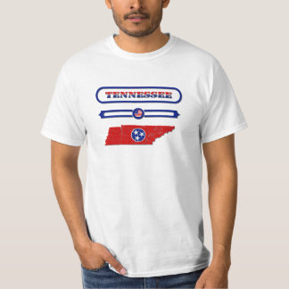 T-SHIRT TENNESSEE MAP, TENNESSEE, USA. SAMER BRASIL