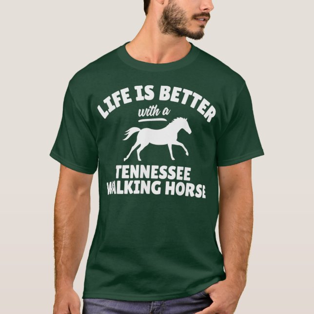 T-shirt Tennessee Randonnée équestre cavalier équitation é (Devant)