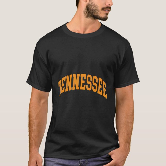 T-shirt Tennessee Tn Throwback (Devant)
