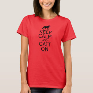 T-shirt Tennessee Walker Gardez La Démarche Calme Sur