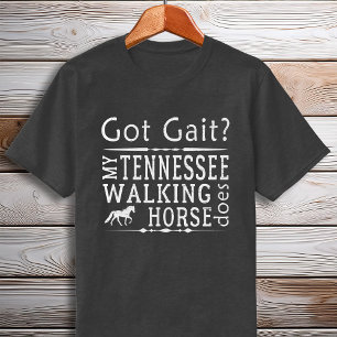 T-shirt Tennessee Walking Horse Obtient Atteint