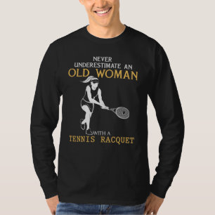 T-shirt Tennis Ace Granny - Ne jamais sous-estimer son tri