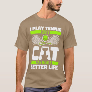 T-shirt Tennis amis Cat