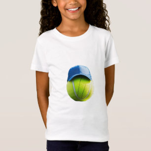 T-Shirt Tennis Chic : Bal de Tennis en Tee Casquette pour