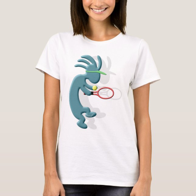 T-shirt Tennis de Natif américain de Kokopelli (Devant)