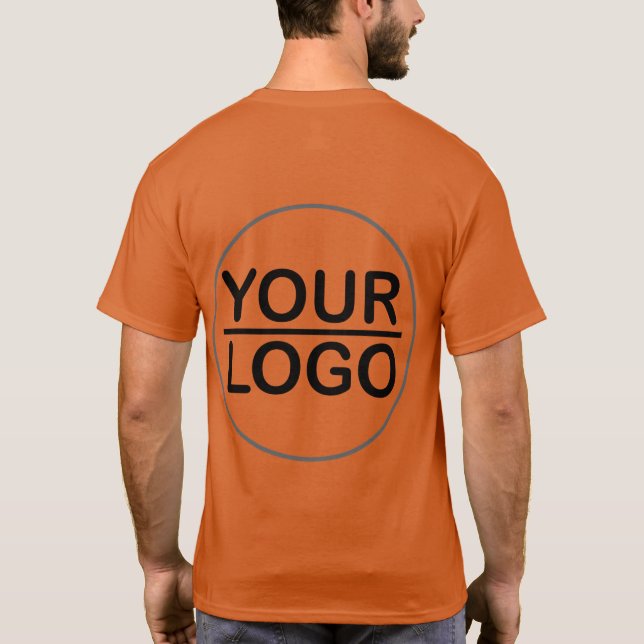 T-shirt tennis de table avec logo sur le dos (Dos)