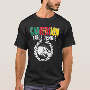 T-shirt Tennis de table camerounais Supp Ping Pong camer