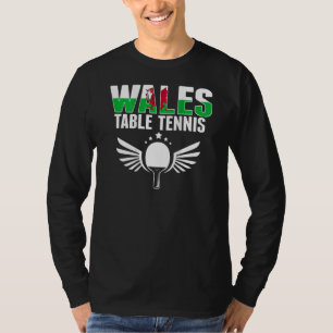 T-shirt Tennis de table gallois   Soutenir l'équipe galloi