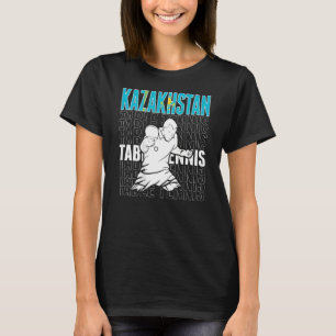 T-shirt Tennis de table Kazakhstan Soutenir le ping Kazak